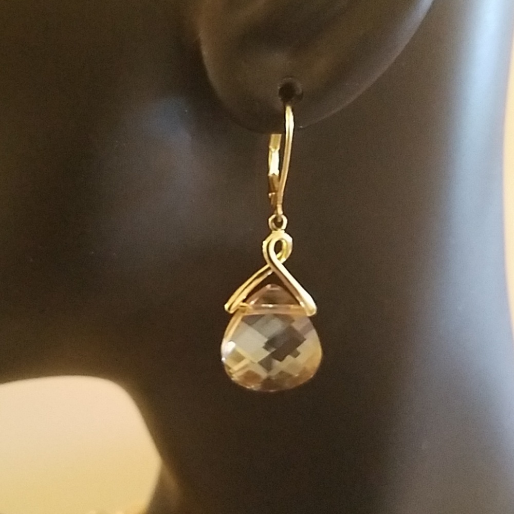 Fresh water pearl/Swaroski crystal set - Picture 3 of 5